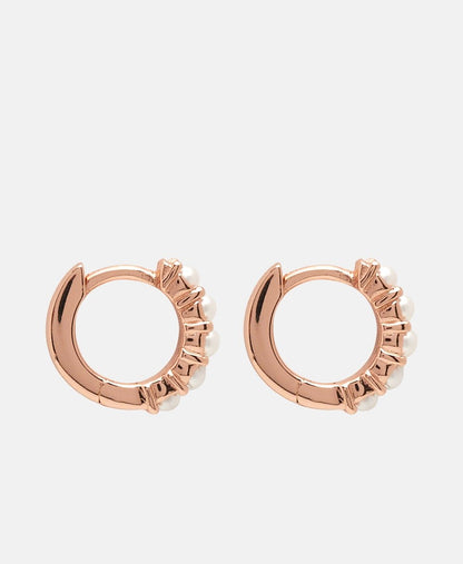 Lawrence Grey Jewelry Obručové náušnice Růžově zlatá 2