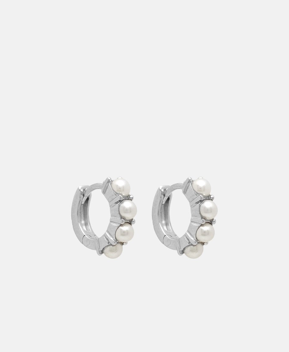 Lawrence Grey Jewelry Obručové náušnice Stříbrná 1