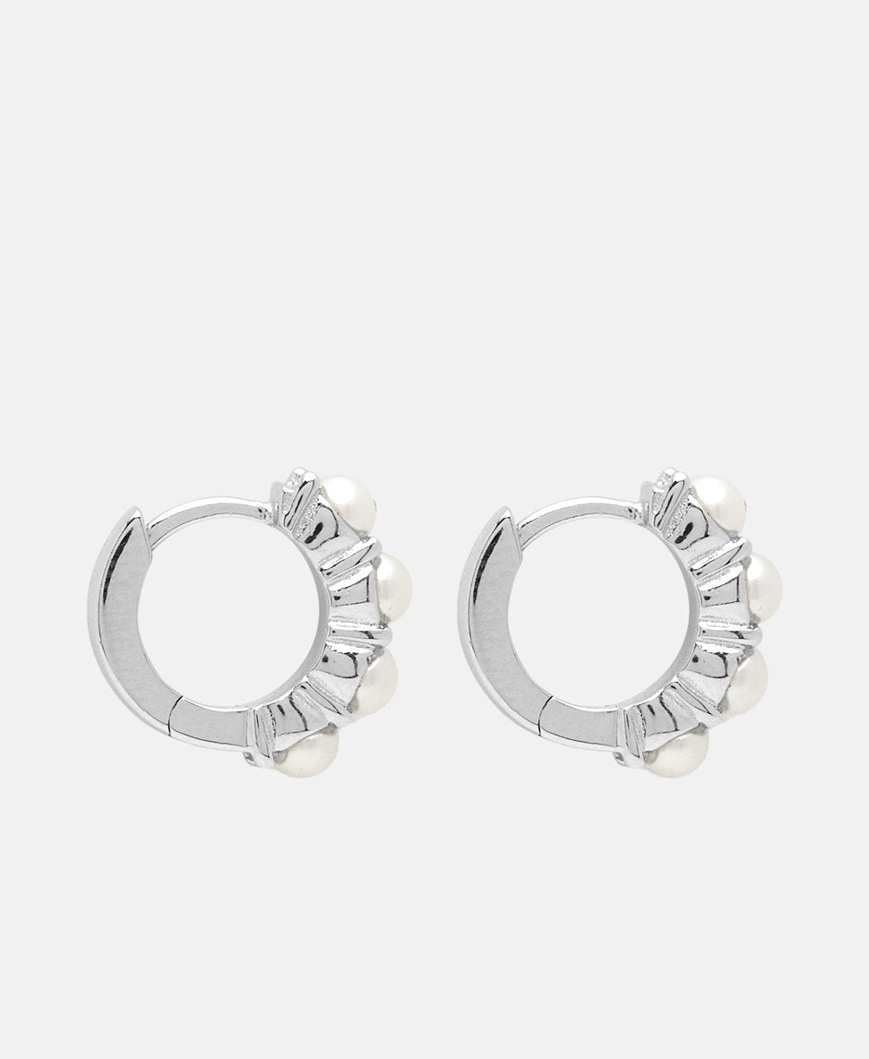 Lawrence Grey Jewelry Obručové náušnice Stříbrná 2