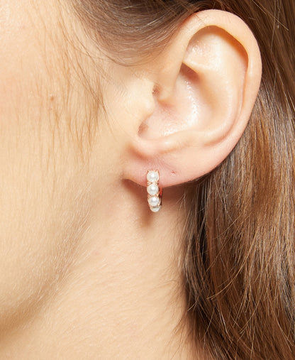 Lawrence Grey Jewelry Obručové náušnice Růžově zlatá 3