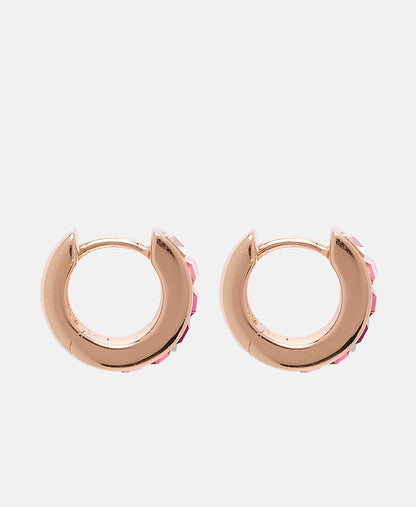Lawrence Grey Jewelry Obručové náušnice Růžově zlatá 2