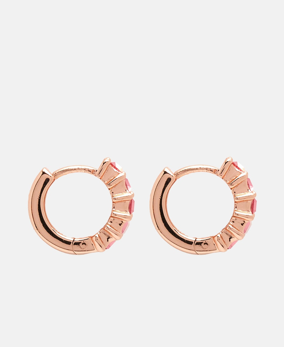 Lawrence Grey Jewelry Obručové náušnice Růžově zlatá 2