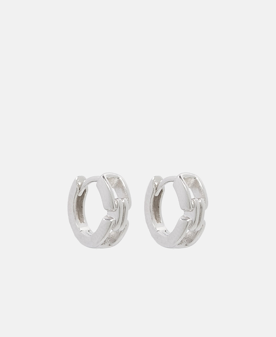 Lawrence Grey Jewelry Obručové náušnice Stříbrná 1