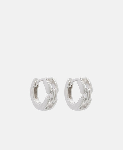 Lawrence Grey Jewelry Obručové náušnice Stříbrná 1