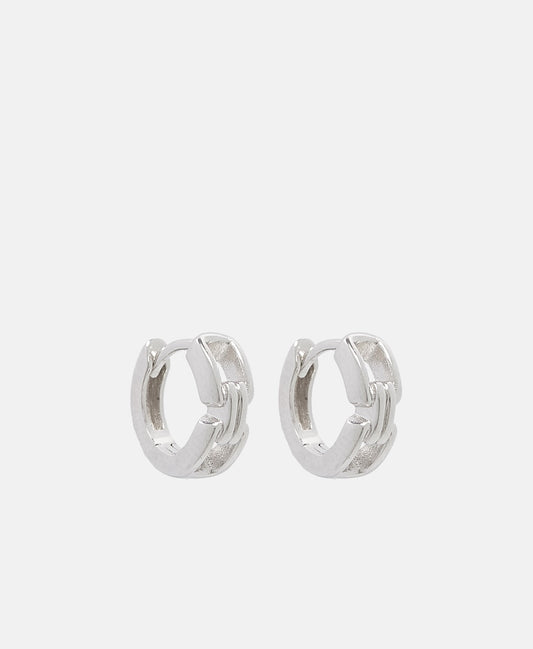Lawrence Grey Jewelry Obručové náušnice Stříbrná 1
