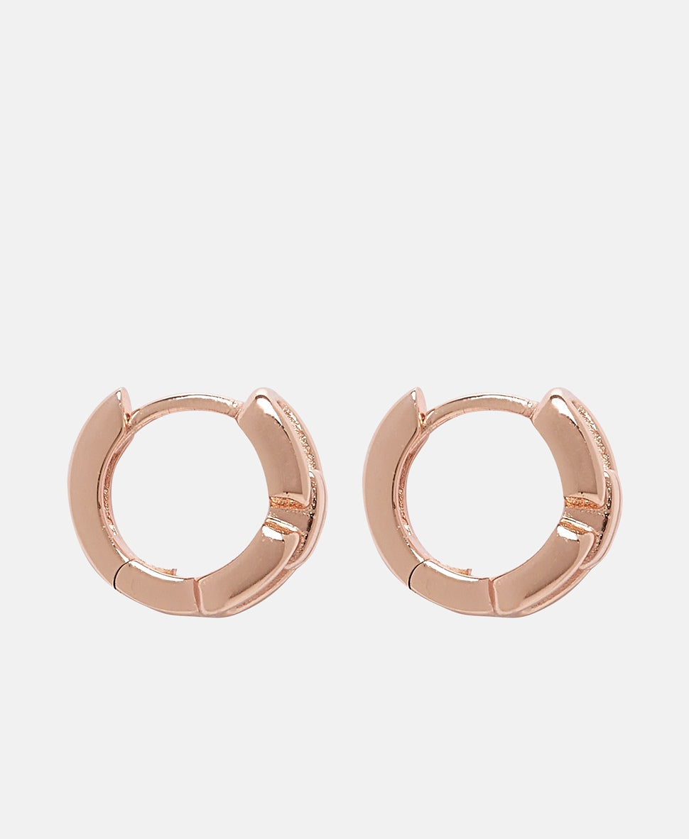 Lawrence Grey Jewelry Obručové náušnice Růžově zlatá 2