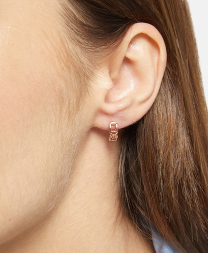 Lawrence Grey Jewelry Obručové náušnice Růžově zlatá 3