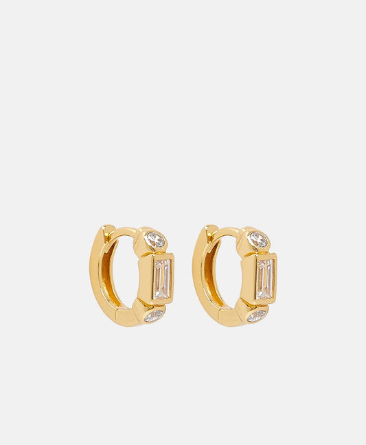Lawrence Grey Jewelry Obručové náušnice Zlatá 1