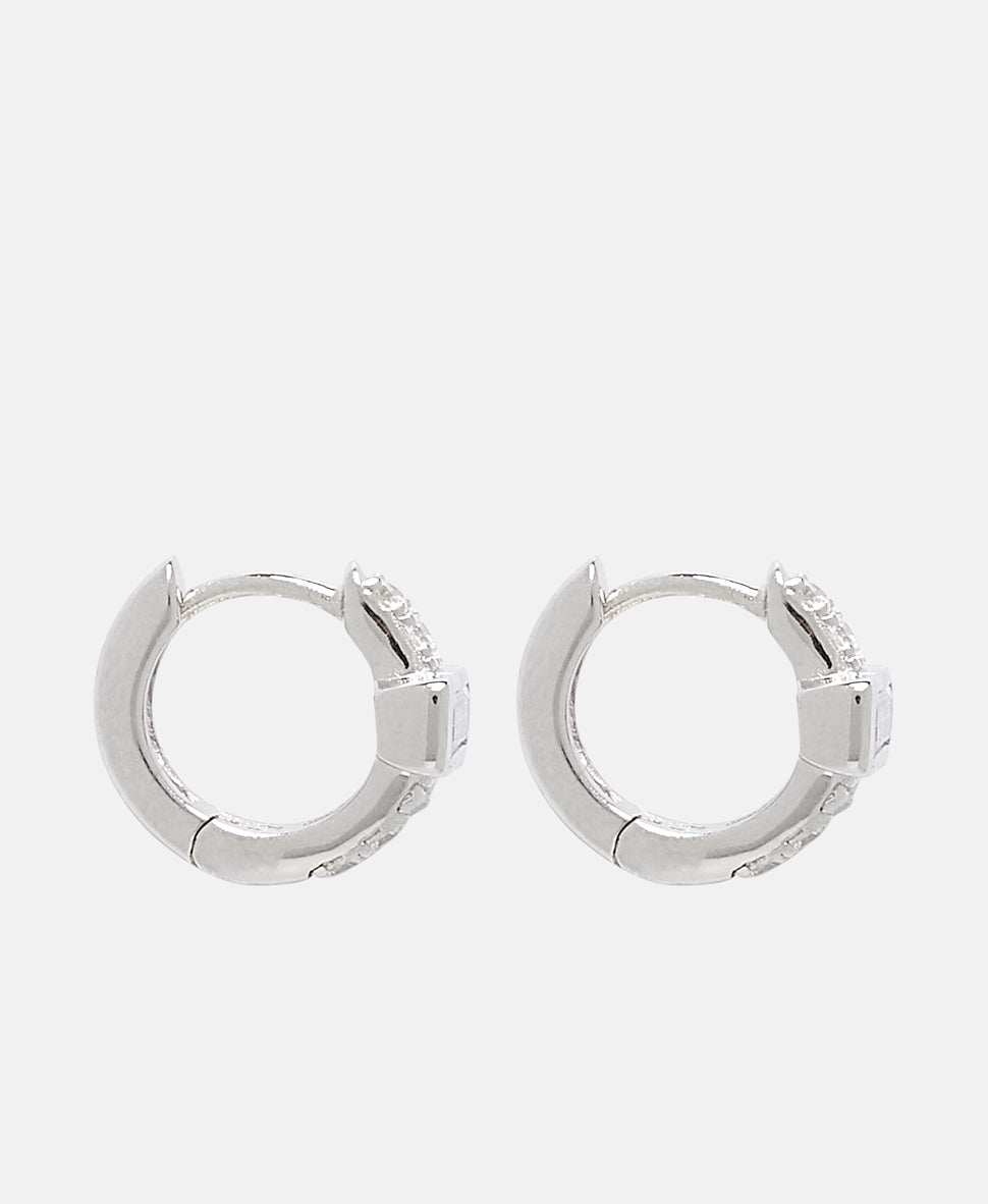 Lawrence Grey Jewelry Obručové náušnice Stříbrná 2