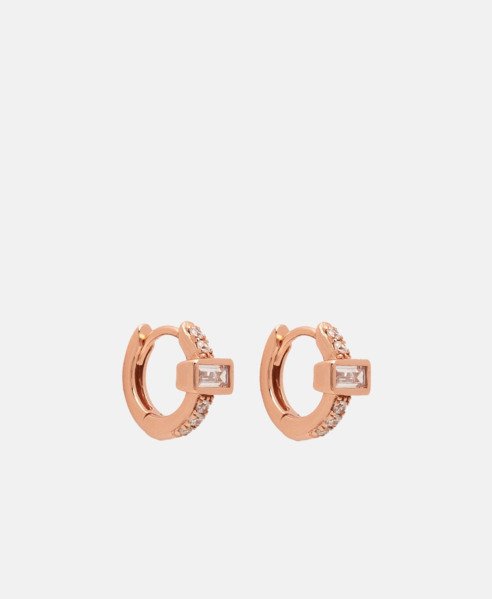 Lawrence Grey Jewelry Obručové náušnice Růžově zlatá 1