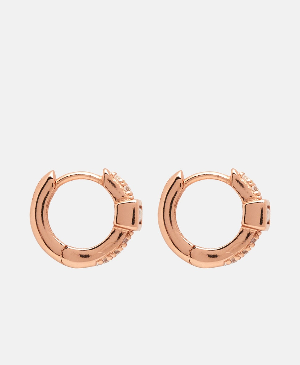 Lawrence Grey Jewelry Obručové náušnice Růžově zlatá 2