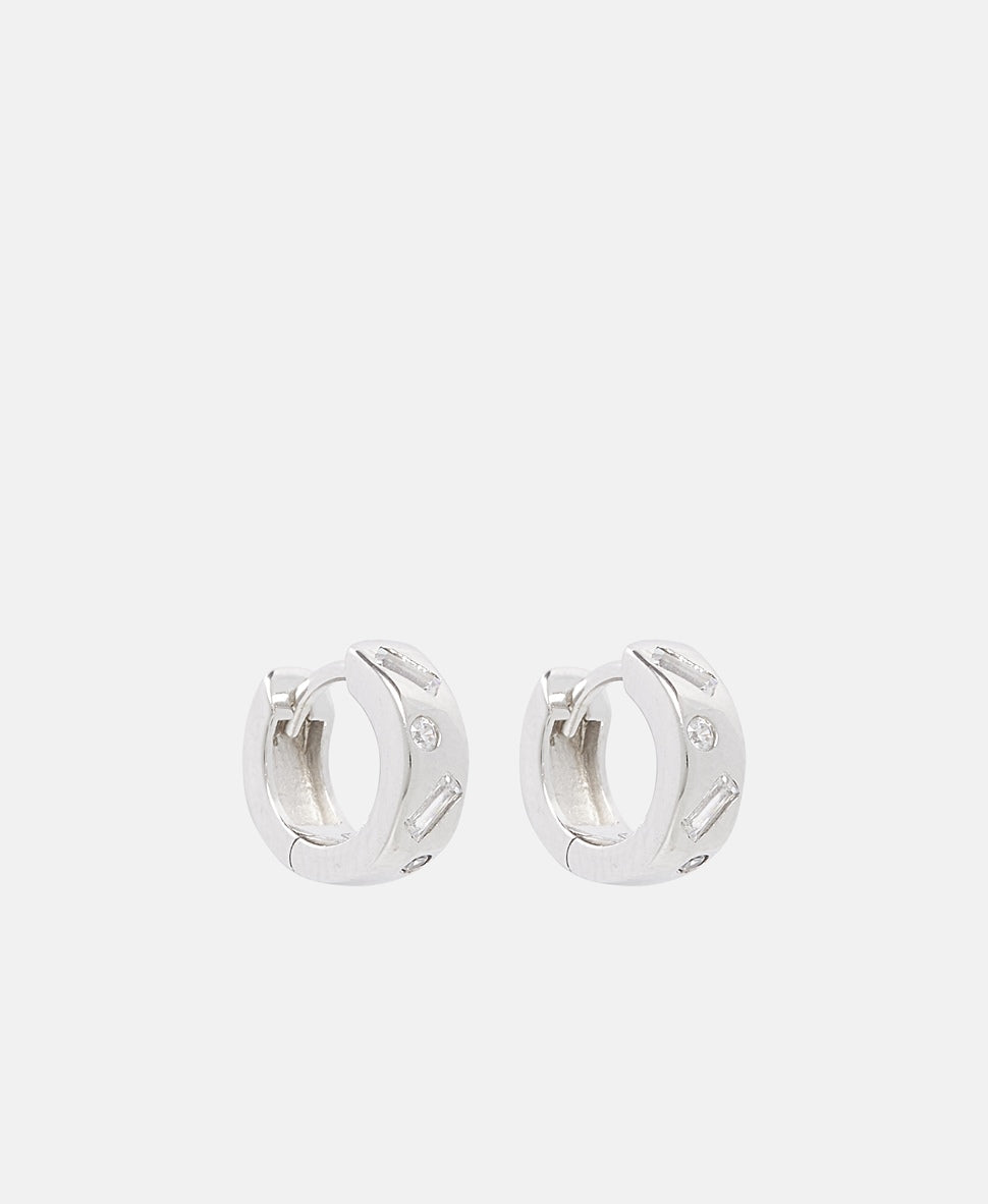 Lawrence Grey Jewelry Obručové náušnice Stříbrná 1