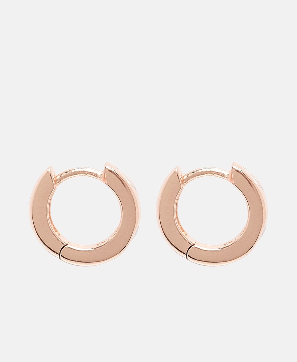 Lawrence Grey Jewelry Obručové náušnice Růžově zlatá 2