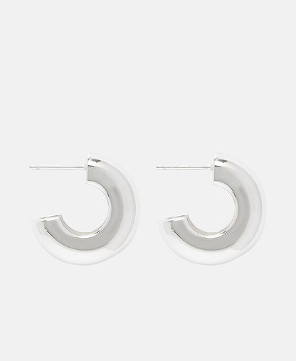 Lawrence Grey Jewelry Obručové náušnice Stříbrná 2