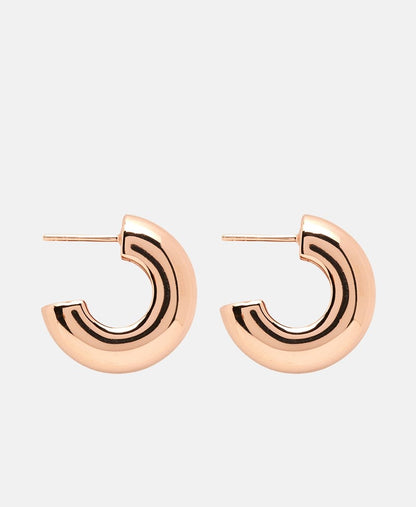Lawrence Grey Jewelry Obručové náušnice Růžově zlatá 2
