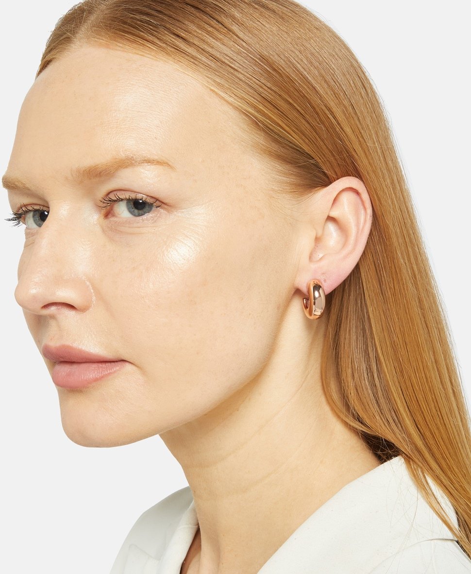 Lawrence Grey Jewelry Obručové náušnice Růžově zlatá 3