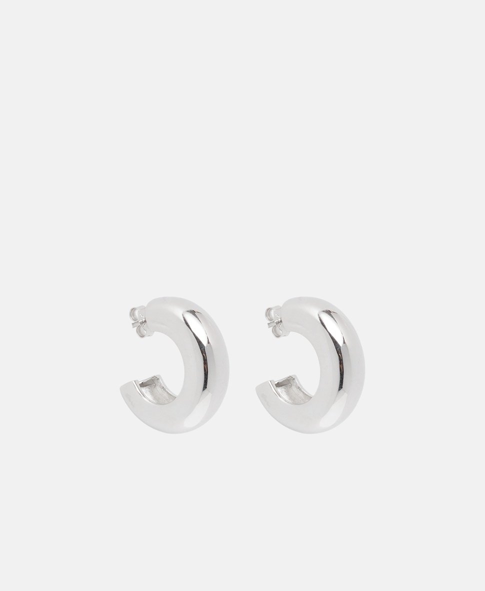 Lawrence Grey Jewelry Obručové náušnice Stříbrná 1