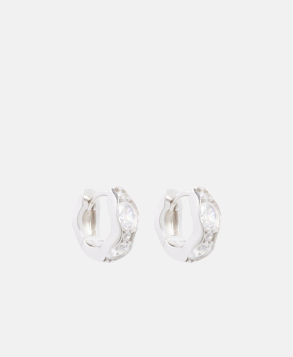 Lawrence Grey Jewelry Obručové náušnice Stříbrná 1