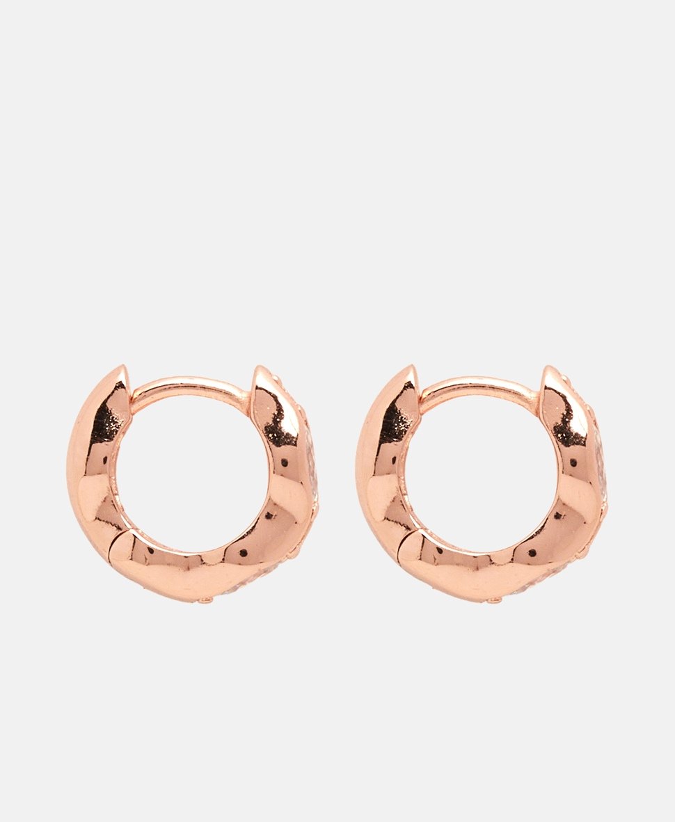 Lawrence Grey Jewelry Obručové náušnice Růžově zlatá 2