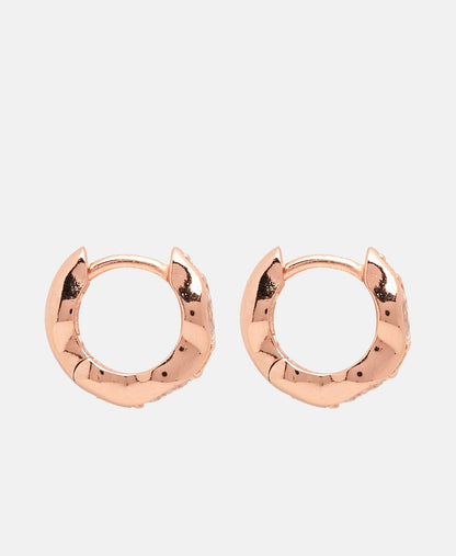 Lawrence Grey Jewelry Obručové náušnice Růžově zlatá 2