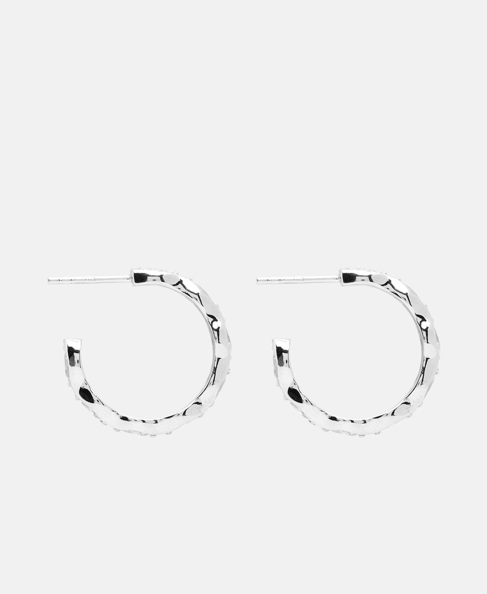 Lawrence Grey Jewelry Obručové náušnice Stříbrná 2