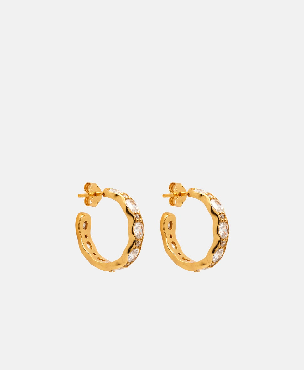 Lawrence Grey Jewelry Obručové náušnice Zlatá 1