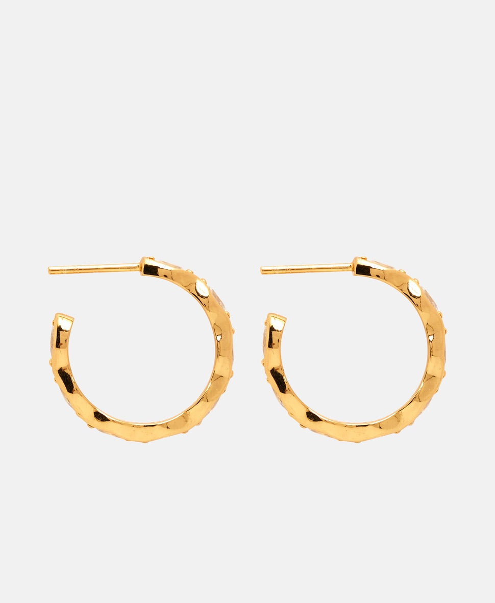 Lawrence Grey Jewelry Obručové náušnice Zlatá 2