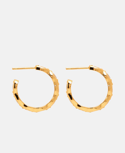 Lawrence Grey Jewelry Obručové náušnice Zlatá 2