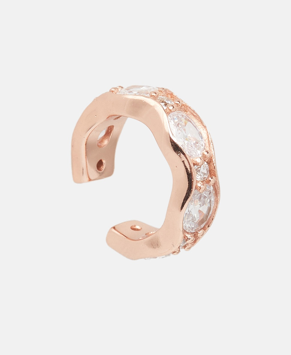 Lawrence Grey Jewelry manžeta na ucho Růžově zlatá 1