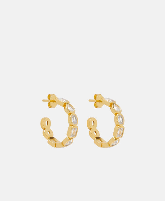 Lawrence Grey Jewelry Obručové náušnice Zlatá 1