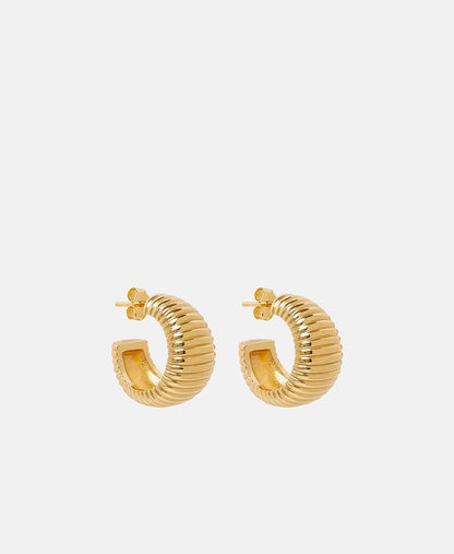 Lawrence Grey Jewelry Obručové náušnice Zlatá 1