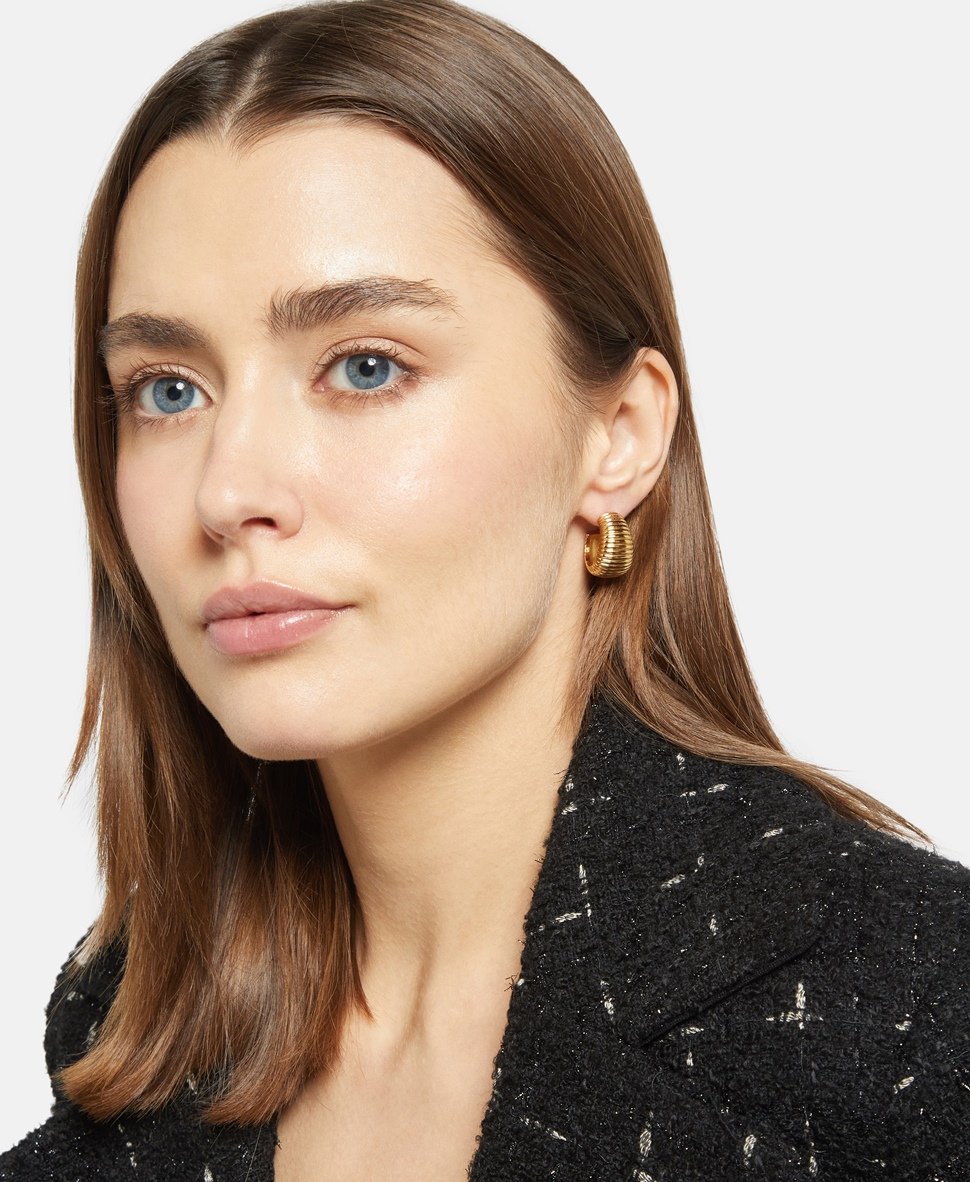 Lawrence Grey Jewelry Obručové náušnice Zlatá 3