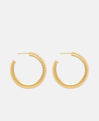 Lawrence Grey Jewelry Obručové náušnice Zlatá 2