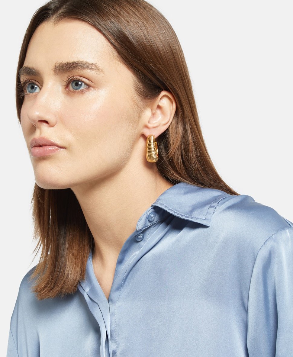 Lawrence Grey Jewelry Obručové náušnice Zlatá 3