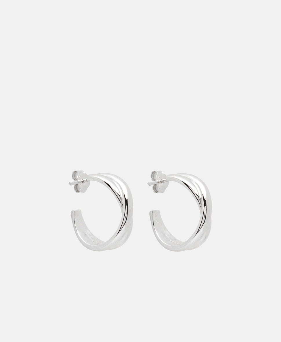 Lawrence Grey Jewelry Obručové náušnice Stříbrná 1
