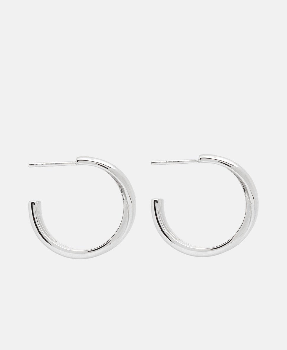 Lawrence Grey Jewelry Obručové náušnice Stříbrná 2