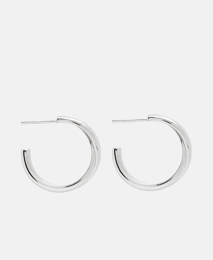 Lawrence Grey Jewelry Obručové náušnice Stříbrná 2