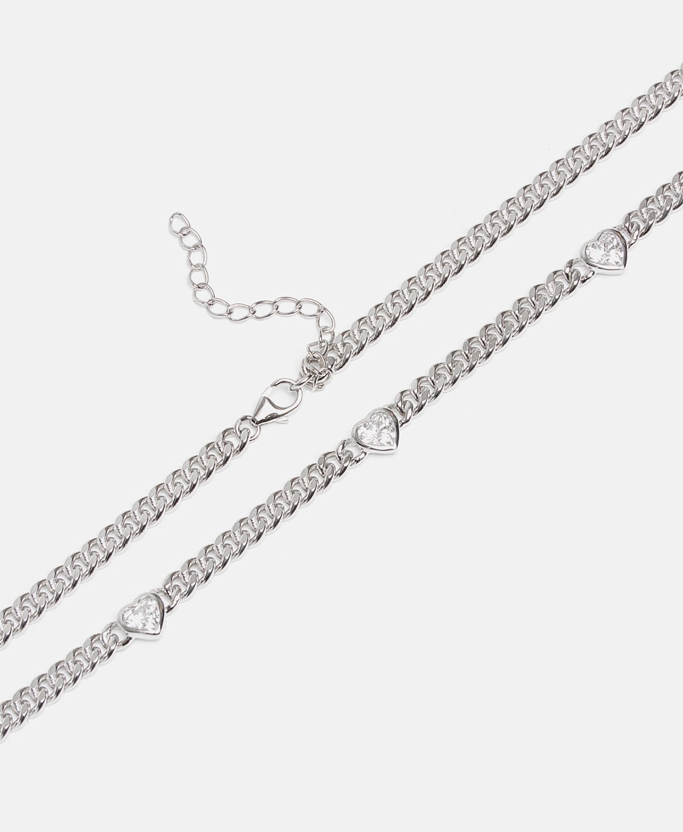 Lawrence Grey Jewelry řetízek s přívěskem Stříbrná 2