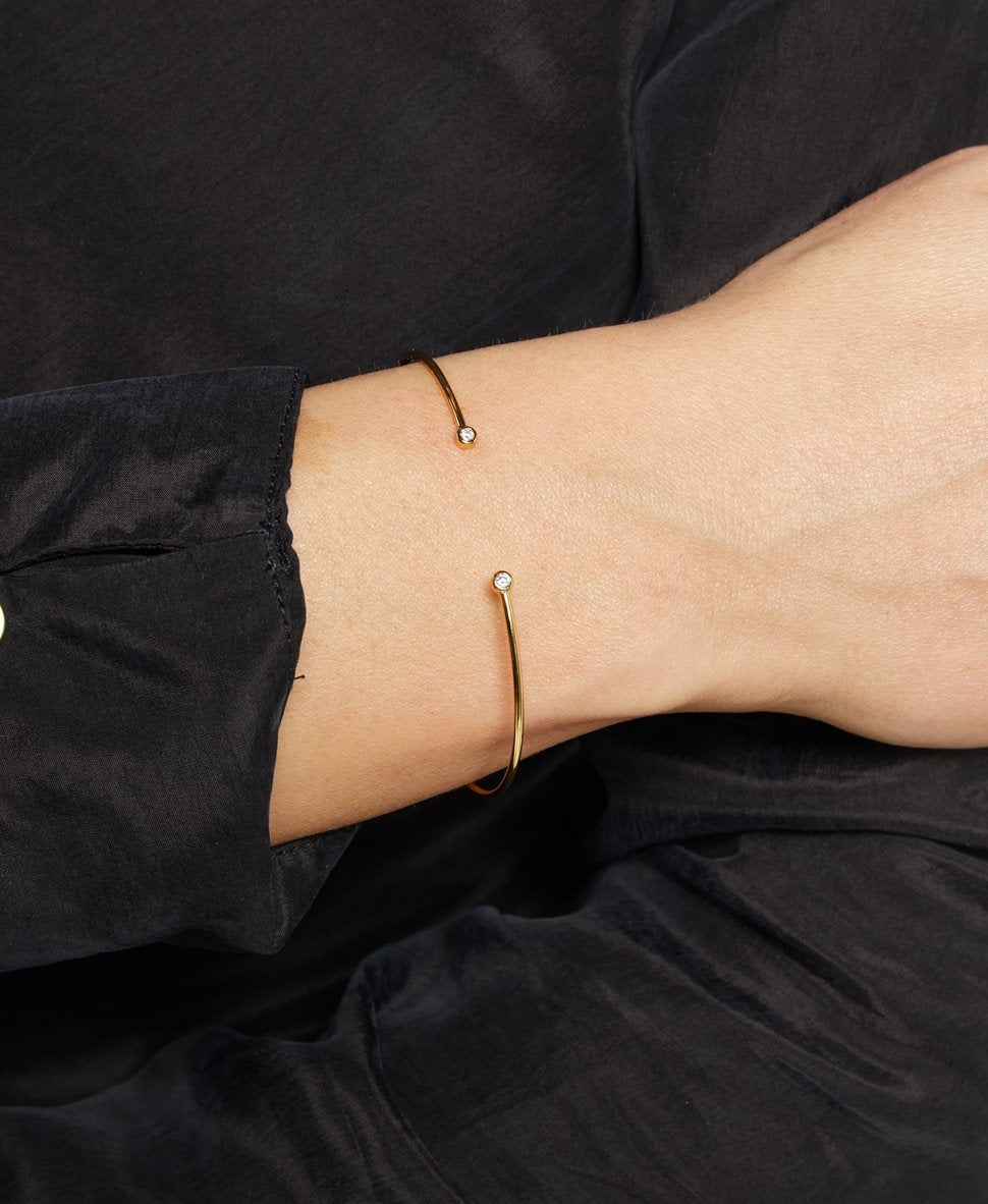 Lawrence Grey Jewelry otevřený náramek Zlatá 3