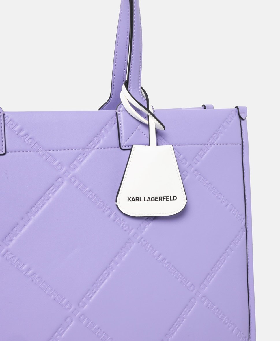 Karl Lagerfeld kabelka tote Lila 2