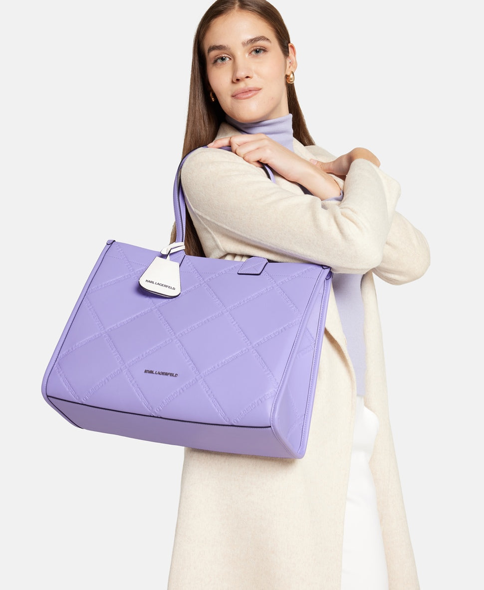 Karl Lagerfeld kabelka tote Lila 5