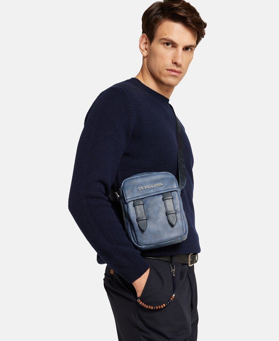 U.S. Polo Assn. taška messenger Modrá 5