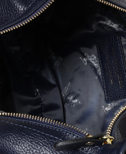 U.S. Polo Assn. kožená hobo kabelka Modrá 3