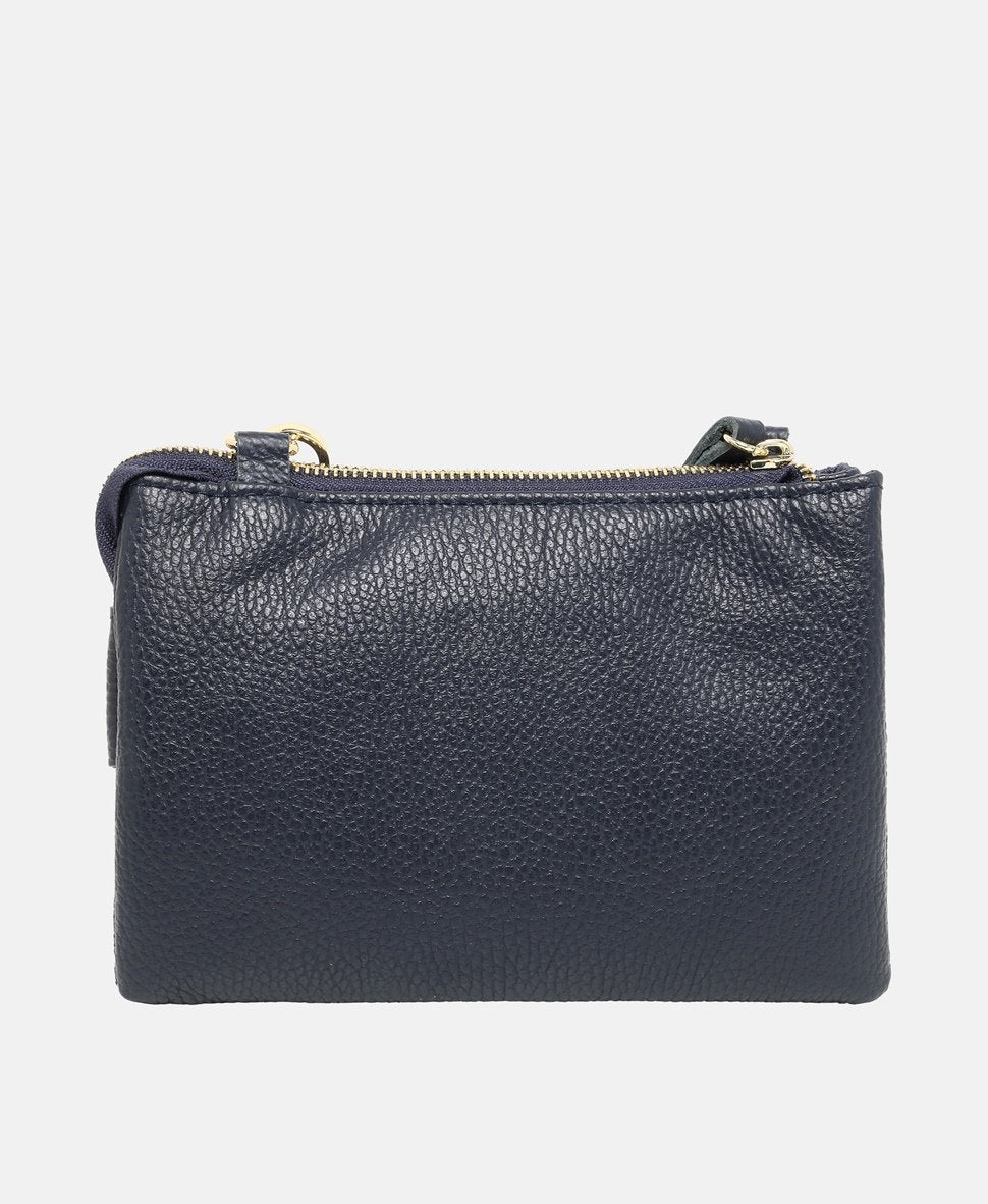 U.S. Polo Assn. Kožená messenger taška Modrá 4