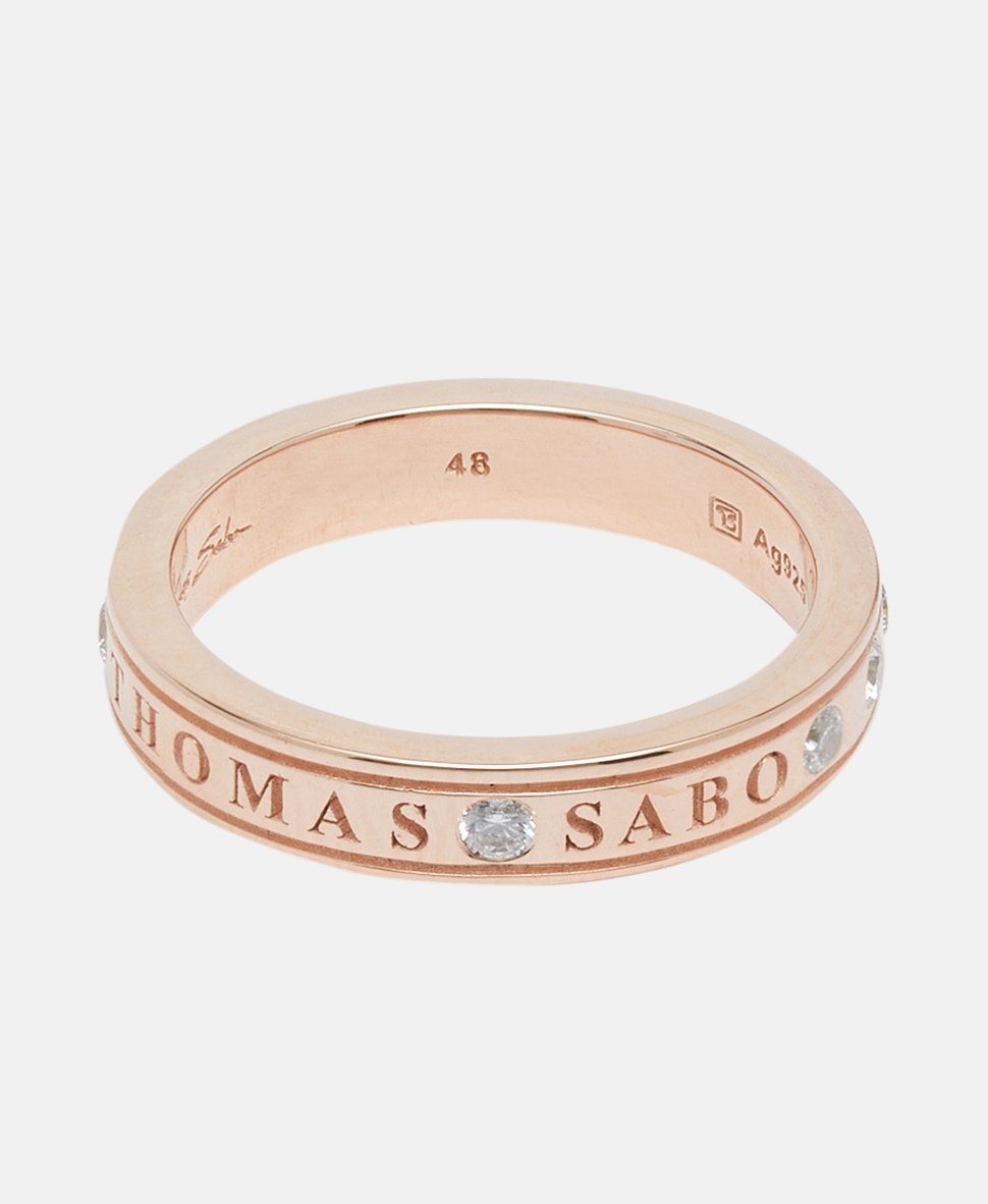 Thomas Sabo prsten Růžově zlatá 1