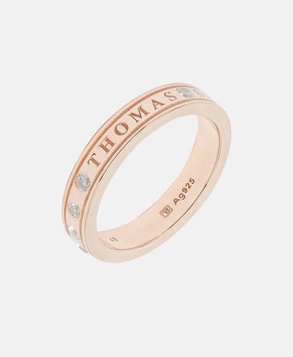 Thomas Sabo prsten Růžově zlatá 2