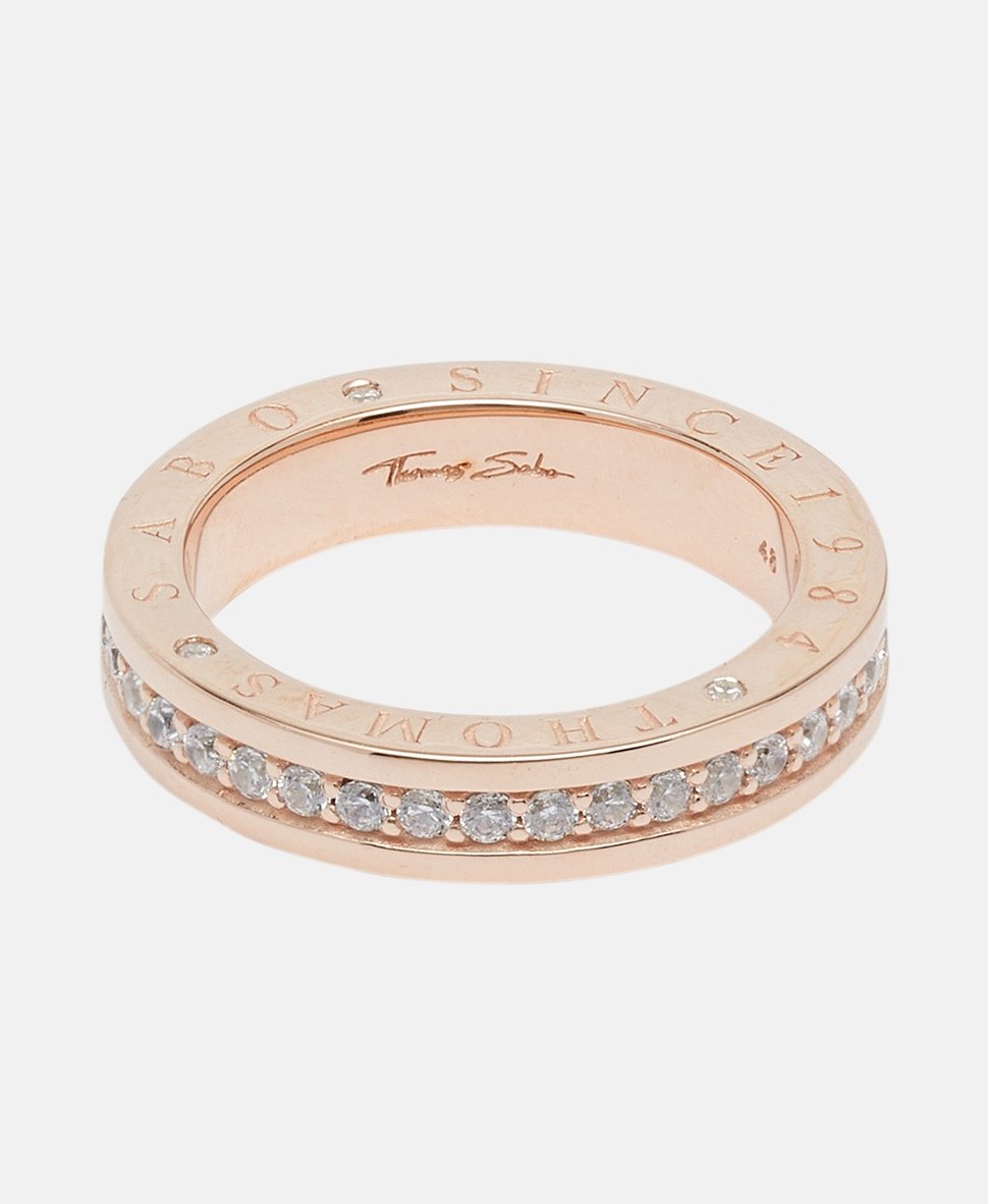 Thomas Sabo prsten Růžově zlatá 1