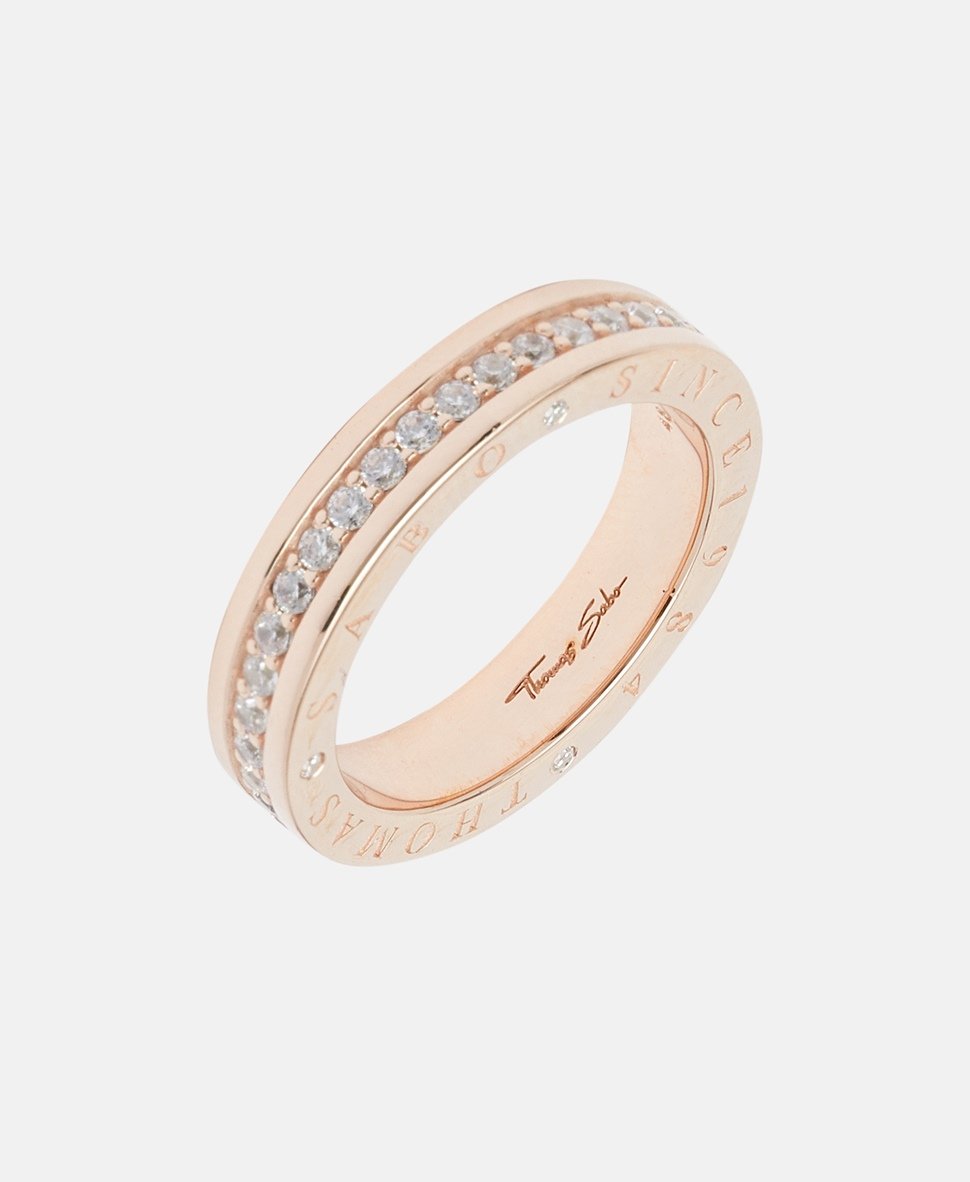 Thomas Sabo prsten Růžově zlatá 2