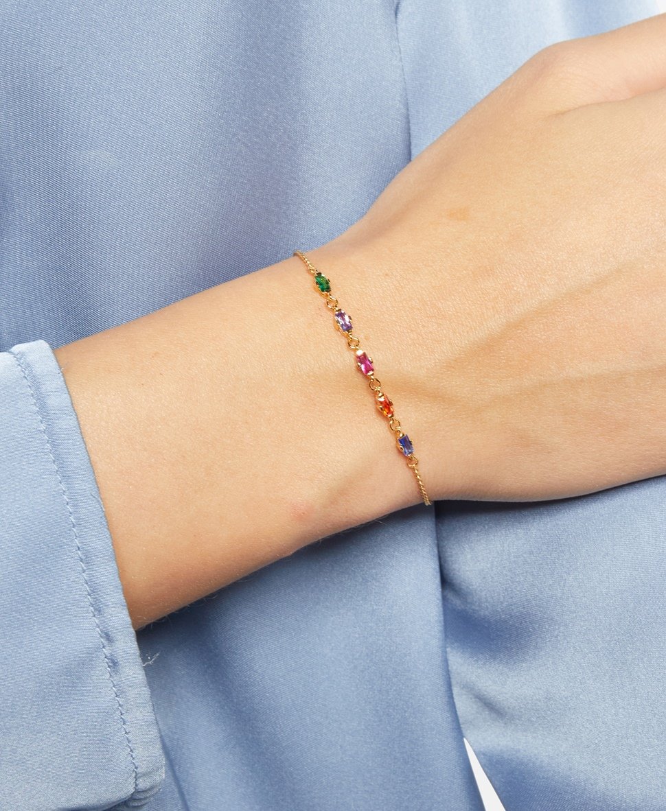Thomas Sabo řetízkový náramek Zlatá 4