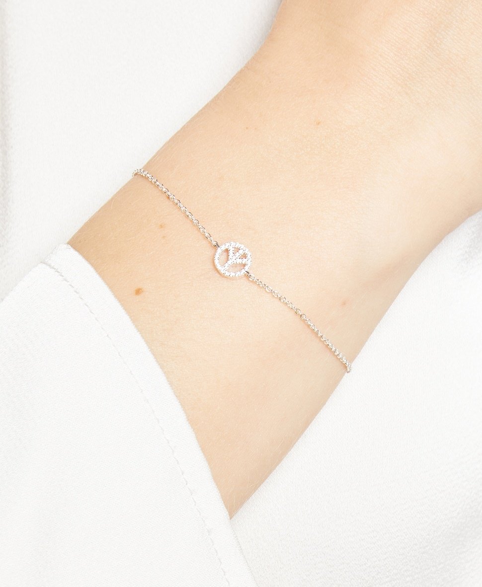 Thomas Sabo řetízkový náramek s přívěskem Stříbrná 3